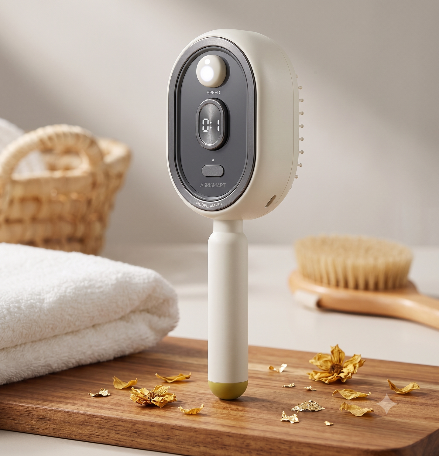 Steam Brush | Rechargeable Detangling Tool with Oil