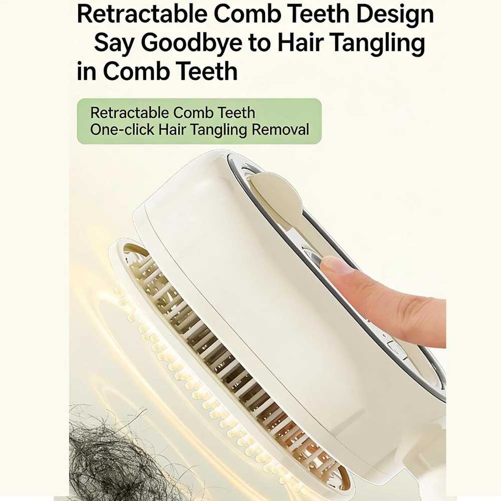 Steam Brush | Rechargeable Detangling Tool with Oil